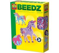 SES-Creative- Hobby e creatività Perline Animali Perle da Stirare Unicorni, Multicolore, 14.86 x 3.96 x 19.81 cm, 6115