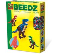 SES-Creative-Hobby e creatività Perline Dinosauro Perle da Stirare Trex, Multico