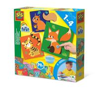 SES Creative-Il mio Primo-Attaccare Le Code degli Animali, Colore Vario, 14403