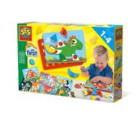 SES Creative-Il mio Primo-Mosaico con Pezzi di Forme Diverse, Colore Bianco, 144