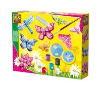 SES Creative Set per modellare e dipingere una farfalla con brillantini per bambini