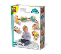 SES Creative - Perline Lacer in Legno-Animali, 13141