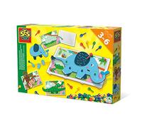 SES Creative Puzzle di animali a mosaico
