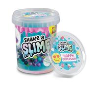 Ses Creative - Shake it Slime - Happy Explosion - Slime Blu, Perle e Vermicelli - Mix it Cup