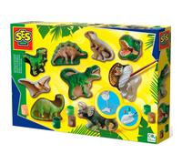 SES Creative 01403 Gießen und anmalen Dinowelt Gips Gießen Dino Basteln, diverse