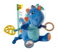 SES Creative- Tex-T-Rex sensoriale, Colore Giallo, 13201