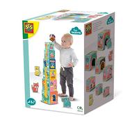 SES Creative Torre di blocchi impilabili con figure di animali
