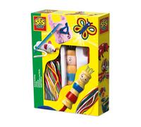 SES CREATIVE Tricotin - Avec fils de differentes couleurs
