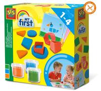 SES-Il mio Primo-Knete mit Ausstechförmchen Pasta da Modellare, Vari Colori, 14