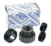 SES, kit di conversione pignone albero 90-99 BT. Rosso, L77-84 Shovelhead; 84-89