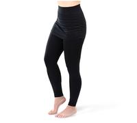 SES Leggings con gonna, da donna, 32-34 fino a 56-58, 2 in 1, in cotone, nero, Nero , 46-48