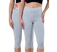SES Leggings Donna Capri 3/4 2 Pezzi Cotone