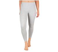 SES Leggings opachi da donna 32-34 fino a 56-58 / leggings in cotone con vestibilità perfetta e comfort per diversi look, grigio mélange, 42-44