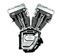 SES, motore TC a blocco lungo da 4 1/8 ''alesaggio 124'', 99-05 Dyna; 99-06 Tour