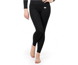 SES Mutande termiche da donna lunghe 38 - 52 in cotone - Traspiranti - Pantaloni termici invernali per calore e comfort, antracite., 48