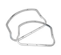 SES, set di anelli a D per coperchi bilancieri Panhead. Cromo, 48-65 Panhead (NU