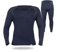 SES Set di biancheria intima termica da uomo, S - 4XL, in 75% cotone e 25% poliestere, traspirante e durevole, biancheria intima termica per uomo/intimo termico da uomo, inverno per calore e comfort,