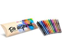 SES15C Brush Sign Pen Pennarello Punta Fibra Flessibile per Lettering, Calligraf