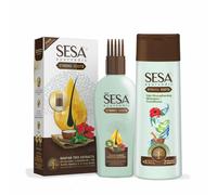 Sesa Ayurvedic Strong Roots Hair Care Combo (shampoo all'olio + balsamo) 100+200