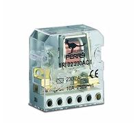 Sesam - Teleruttore elettromeccanico, 2 contatti e 2 sequenze a incastro, 230 V, 1 modulo DIN