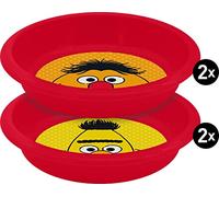 Sesame Street 2022 - Set di 4 ciotole per cereali, 300 ml