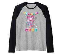 Sesame Street Abby Birthday Girl Maglia con Maniche Raglan