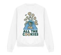 Sesame Street All The Cookies Felpa Cookie Monster Adulto Unisex (TV20049)