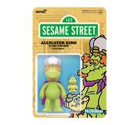 Sesame Street Alligator King 3 3/4-Inch Reaction Figure ACC NUOVO