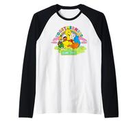 Sesame Street Amici Squadra All'aperto Gang Buoni Tempi Classici Maglia con Maniche Raglan