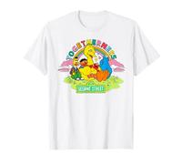 Sesame Street Amici Squadra All'aperto Gang Buoni Tempi Classici Maglietta