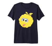 Sesame Street Baby Face Big Bird Maglietta Premium