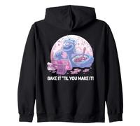 Sesame Street Bake It TIL You Make It Cookie Monster Felpa con Cappuccio