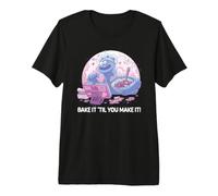Sesame Street Bake It TIL You Make It Cookie Monster Maglietta Premium