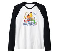 Sesame Street Bert And Ernie all About Balance Maglia con Maniche Raglan