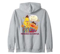 Sesame Street Bert And Ernie Patience Is A Virtue Felpa con Cappuccio