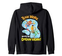 Sesame Street Bert And Ernie Team Work, Dream Work Felpa con Cappuccio
