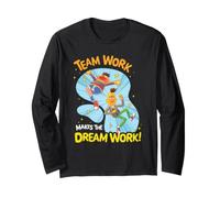 Sesame Street Bert And Ernie Team Work, Dream Work Maglia a Manica