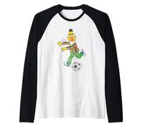 Sesame Street Bert Soccer Maglia con Maniche Raglan