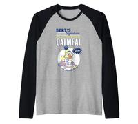 Sesame Street Bert's Signature Flavor-Free Oatmeal Maglia con Maniche Raglan