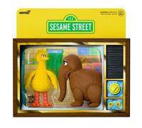 Sesame Street Big Bird And Snuffy Reaction Figures ACC NUOVO