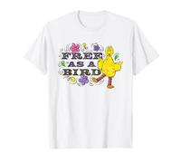 Sesame Street Big Bird Free As A Bird Maglietta