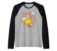 Sesame Street Big Bird Migliori Amici Buoni Amici BFF Classico Maglia con Maniche Raglan