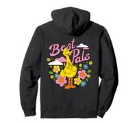 Sesame Street Big Bird Migliori Amici Buoni Amici Classico BFF Felpa con Cappuccio