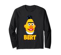Sesame Street Big Head Name Bert Maglia a Manica