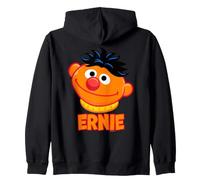 Sesame Street Big Head Name Ernie Felpa con Cappuccio