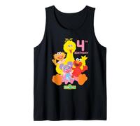 Sesame Street Birthday Crew Elmo And Friends 4th Birthday Canotta