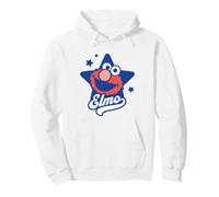 Sesame Street Blue Star Elmo Felpa con Cappuccio