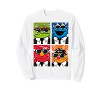 Sesame Street Brothers Amore Blues Elmo Grouch Ernie Mostro Felpa