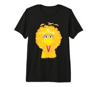 Sesame Street Chalk Portrait Big Bird Maglietta Premium