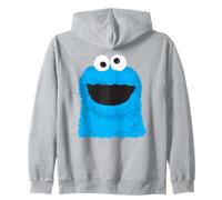 Sesame Street Chalk Portrait Cookie Monster Felpa con Cappuccio
